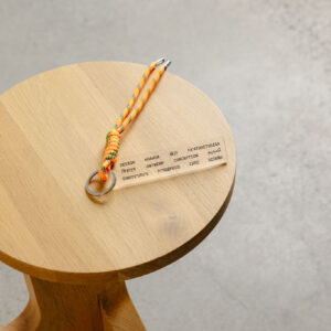 Rope Keyring - Orange