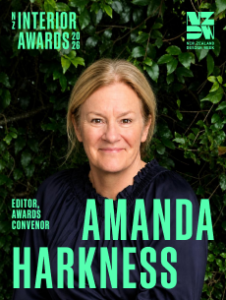Amanda Harkness, convenor, NZ Interior Awards 2026