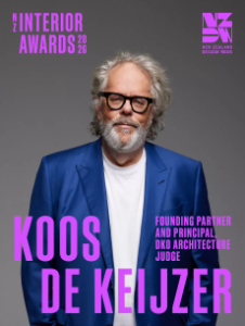 Koos de Keijzer, judge, NZ Interior Awards 2026