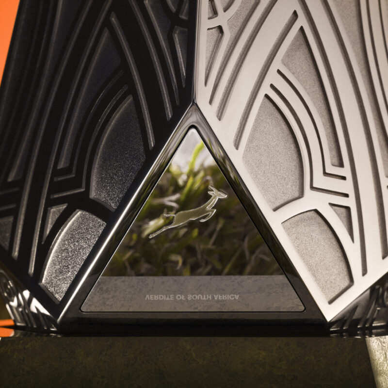 Rugby rivalry trophy designed by Strategy Creative